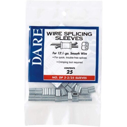 12-1/2 Gauge Splicing Sleeves - 25-Pack
