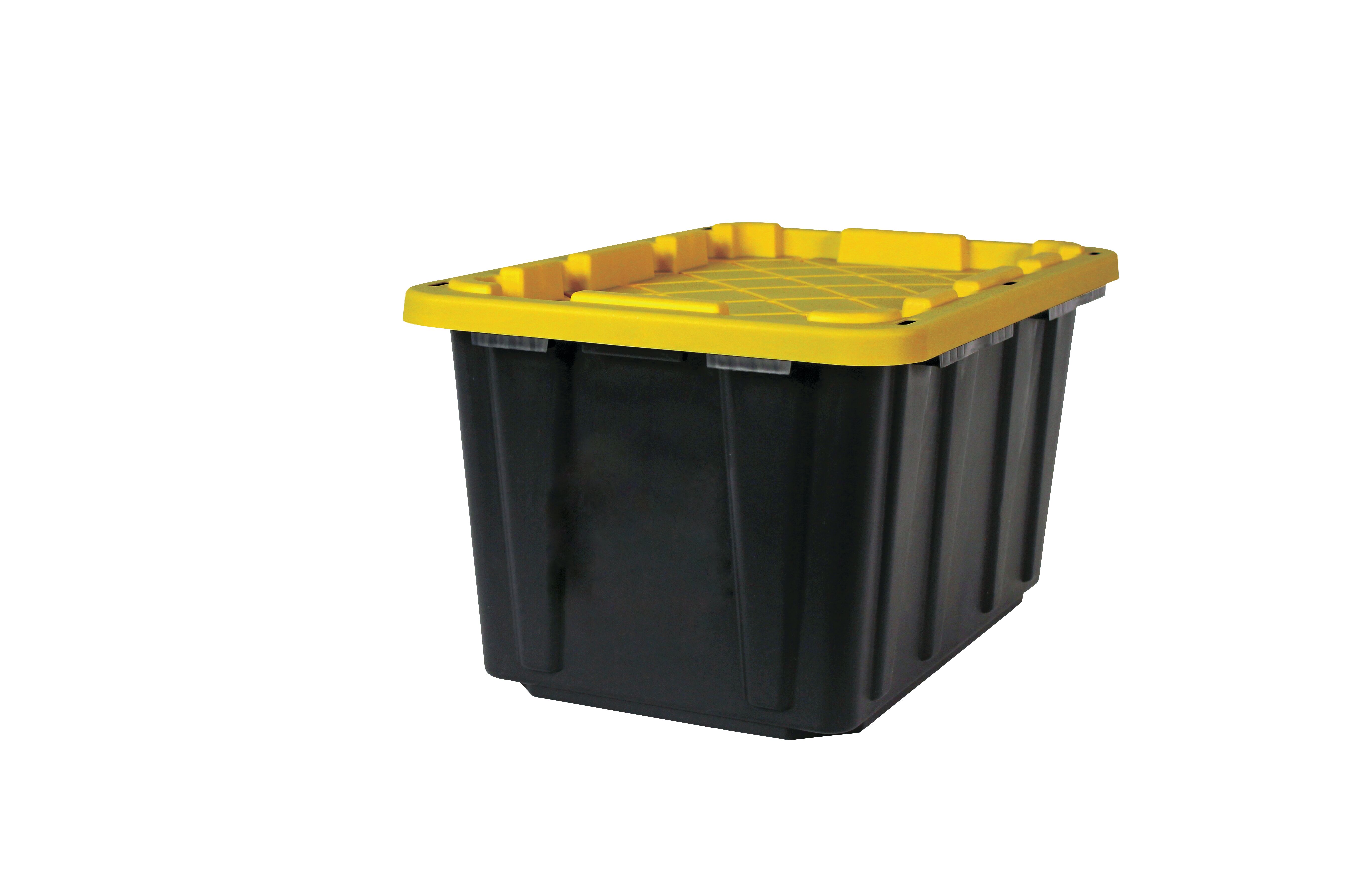 And Yellow Tough Box 17 Gallon Tote Heavy Duty 17 Gallon Snap