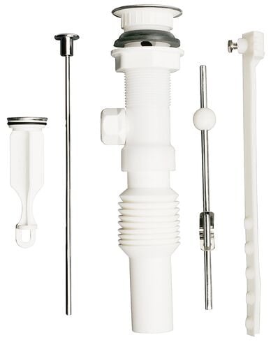Pop-Up Plastic Drain Assembly - 1-1/4"