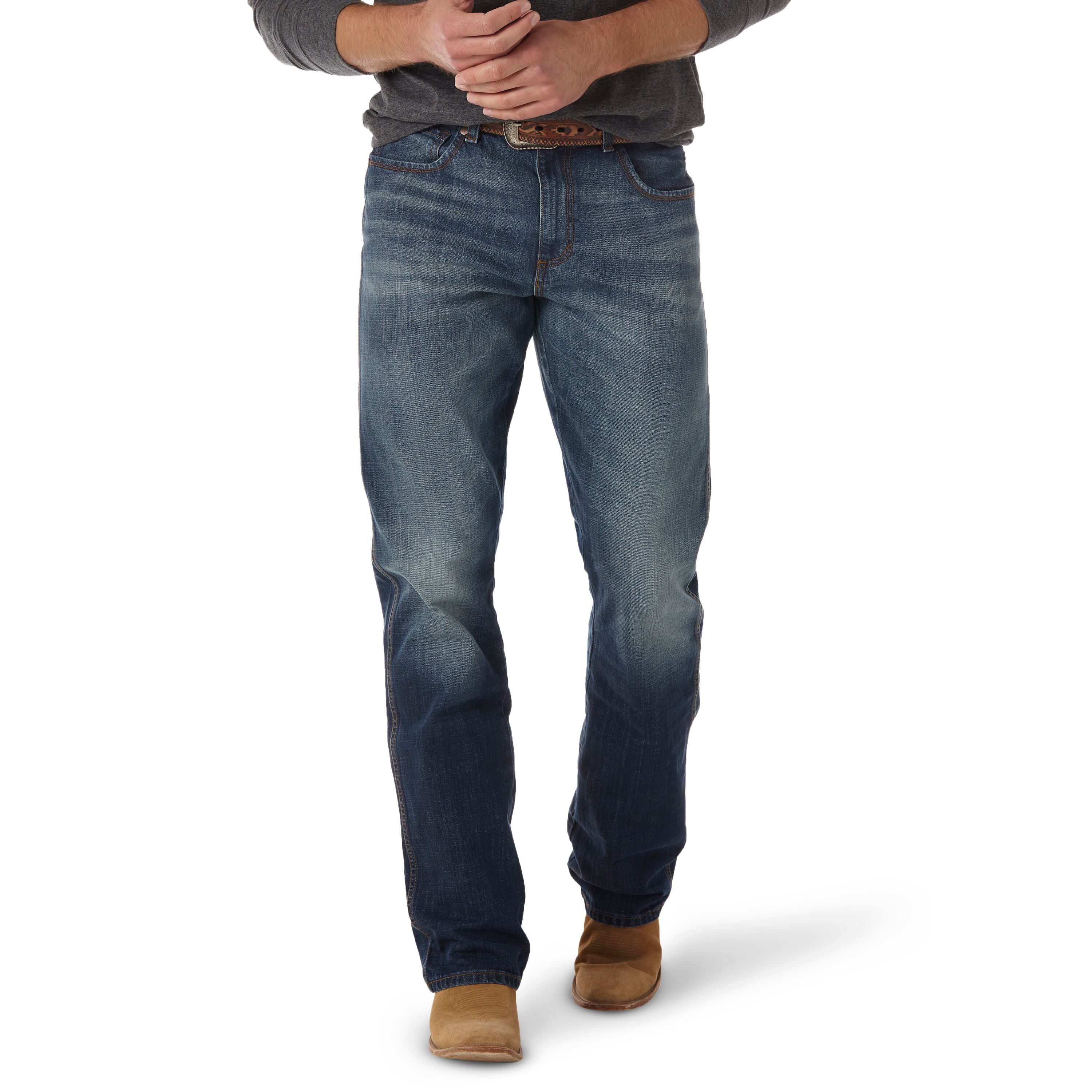 Men's Retro Relaxed Fit Bootcut Jean