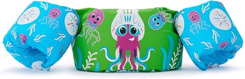 Color-Changing Puddle Jumper Kids Life Jacket - Octopus
