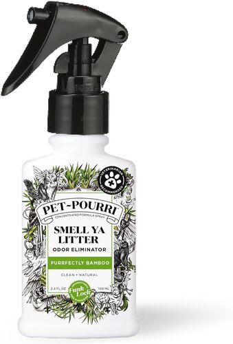 Smell Ya Litter Cat Litter Box Deodorizer Spray in Purrfectly Bamboo - 3.4 oz