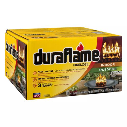 6-Pack Indoor/Outdoor Firelogs