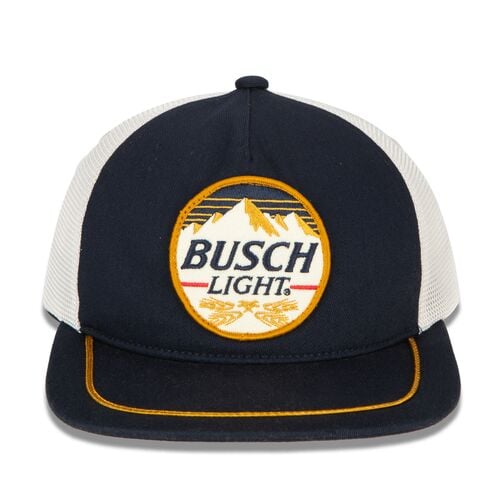 Busch Light Flat Bill Embroidered Twill Patch Cap