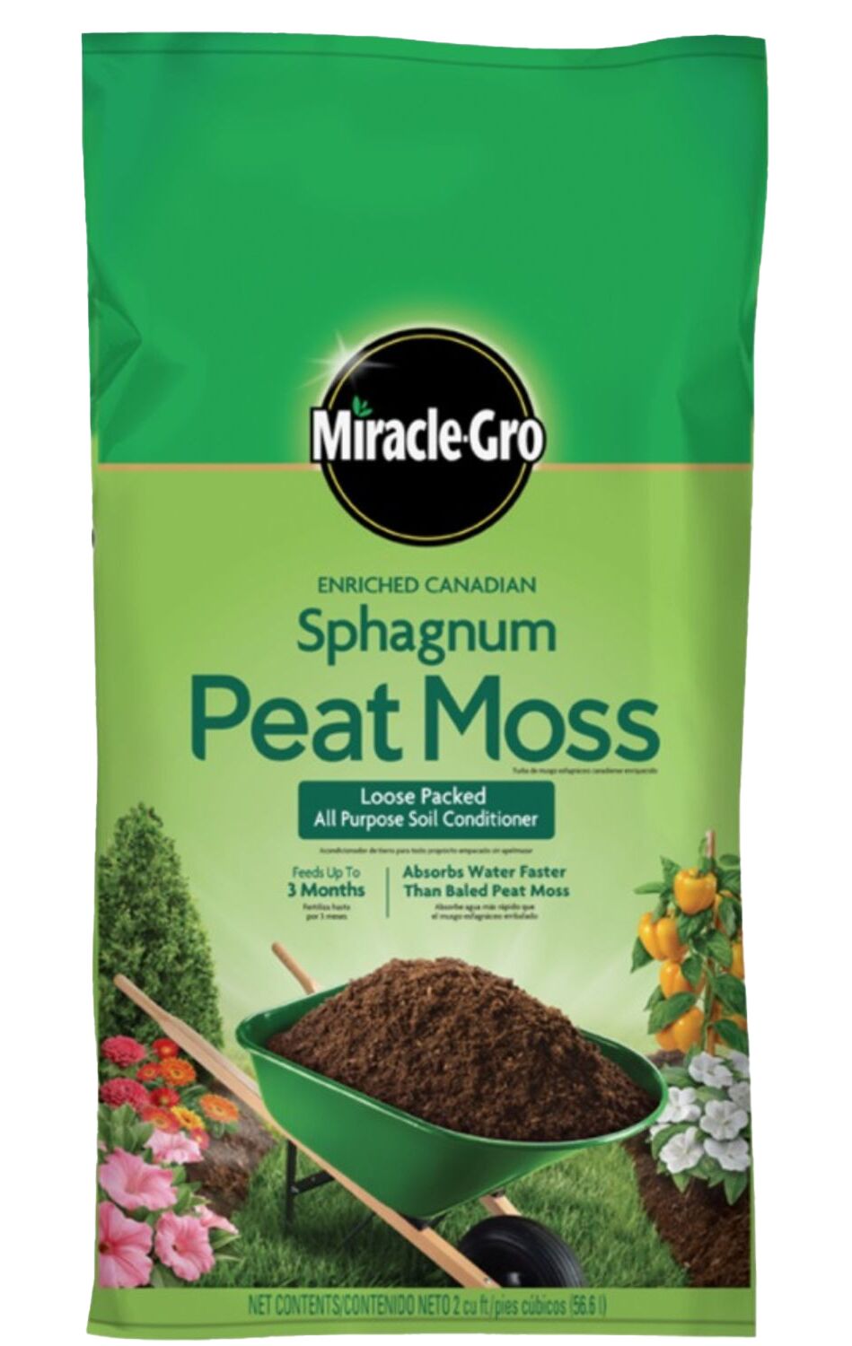 Miracle-Gro Sphagnum Peat Moss 2.2 Cu Ft