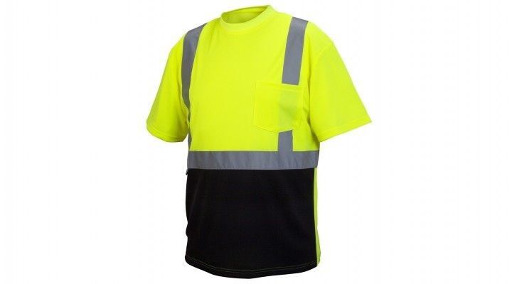 Type R Class 2 Black Bottom Safety T-Shirt