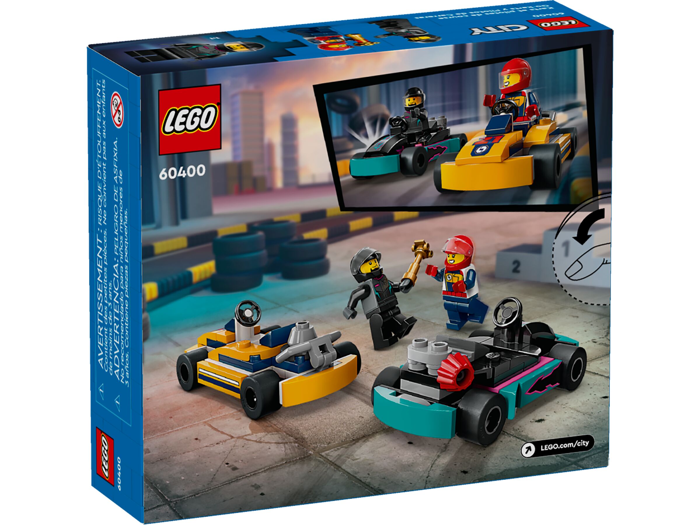 LEGO City Go-Karts and Race Drivers Toy Set