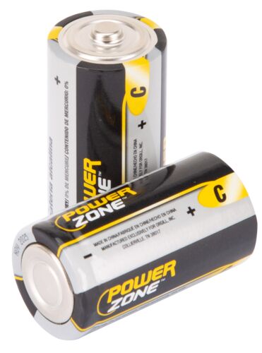 C-Cell Alkaline Batteries - 2 Pack