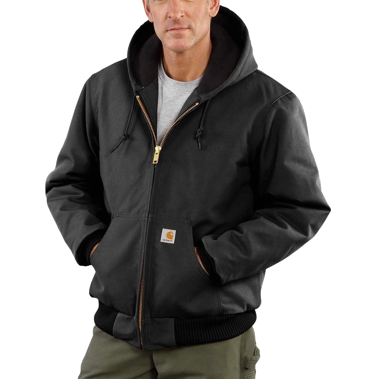 Men's Quilted Flannel Lined Duck Active Jacket