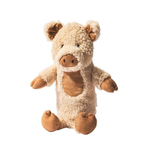 Crackle Pig Plush Dog Toy