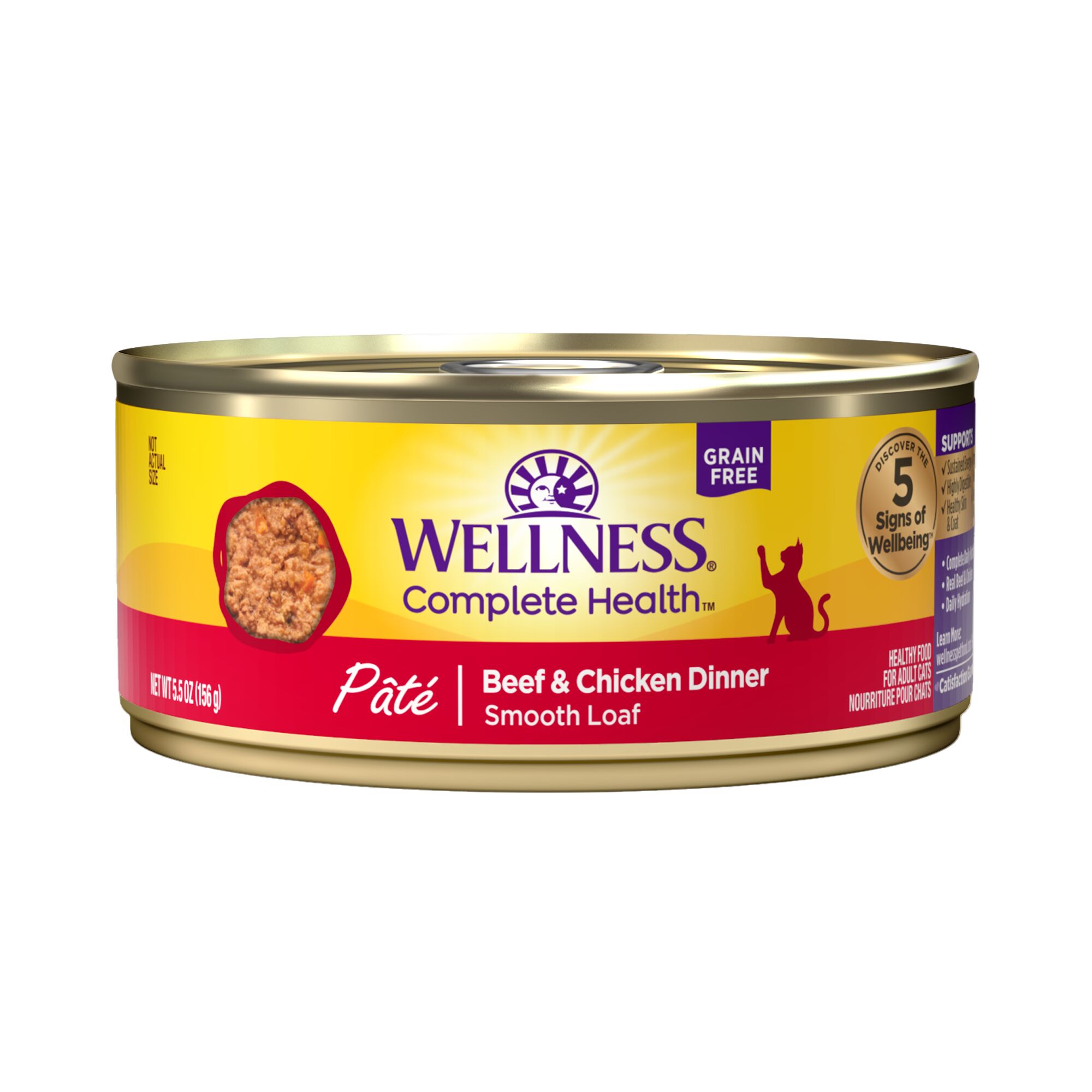 Complete Health Adult Beef & Chicken Formula Grain-Free Canned Cat Food -  5.5 oz