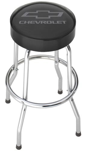 Chevy Logo Garage Stool