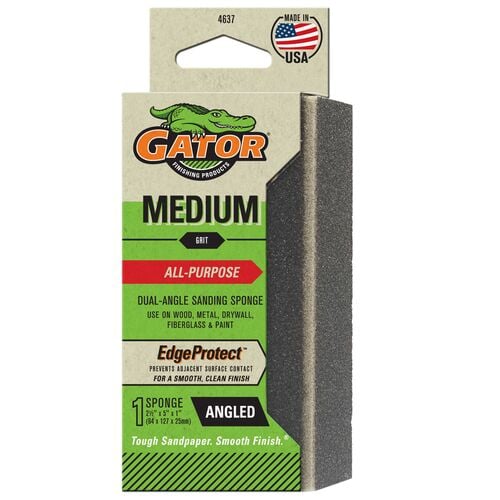 All-Purpose Dual-Angle Sanding Sponge - Medium