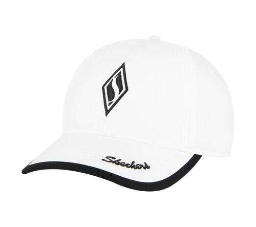 Women's Skechweave Diamond Colorblock Hat in White