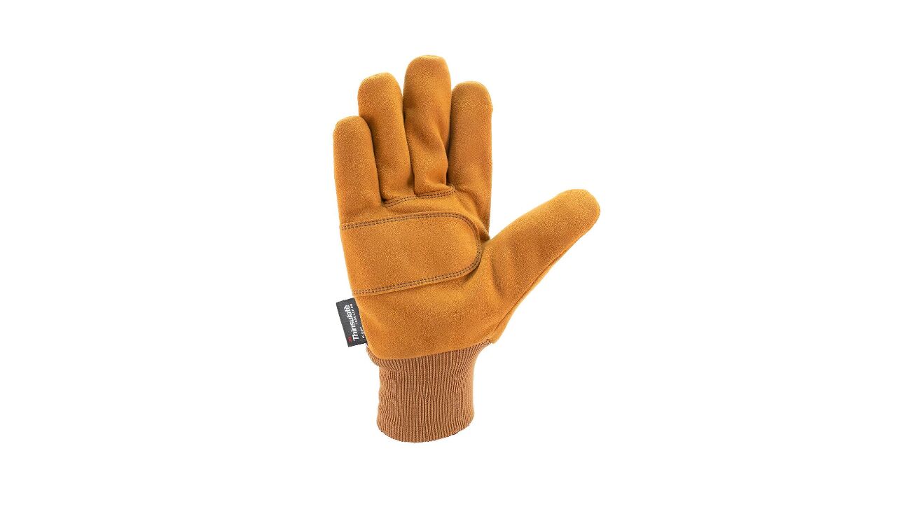 Carhartt Men's Insulated Suede Gloves with Knit Cuff