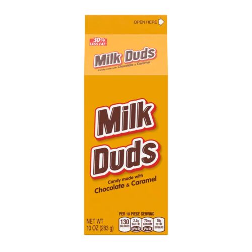 Milk Duds Chocolate and Caramel Candy Box - 10 oz