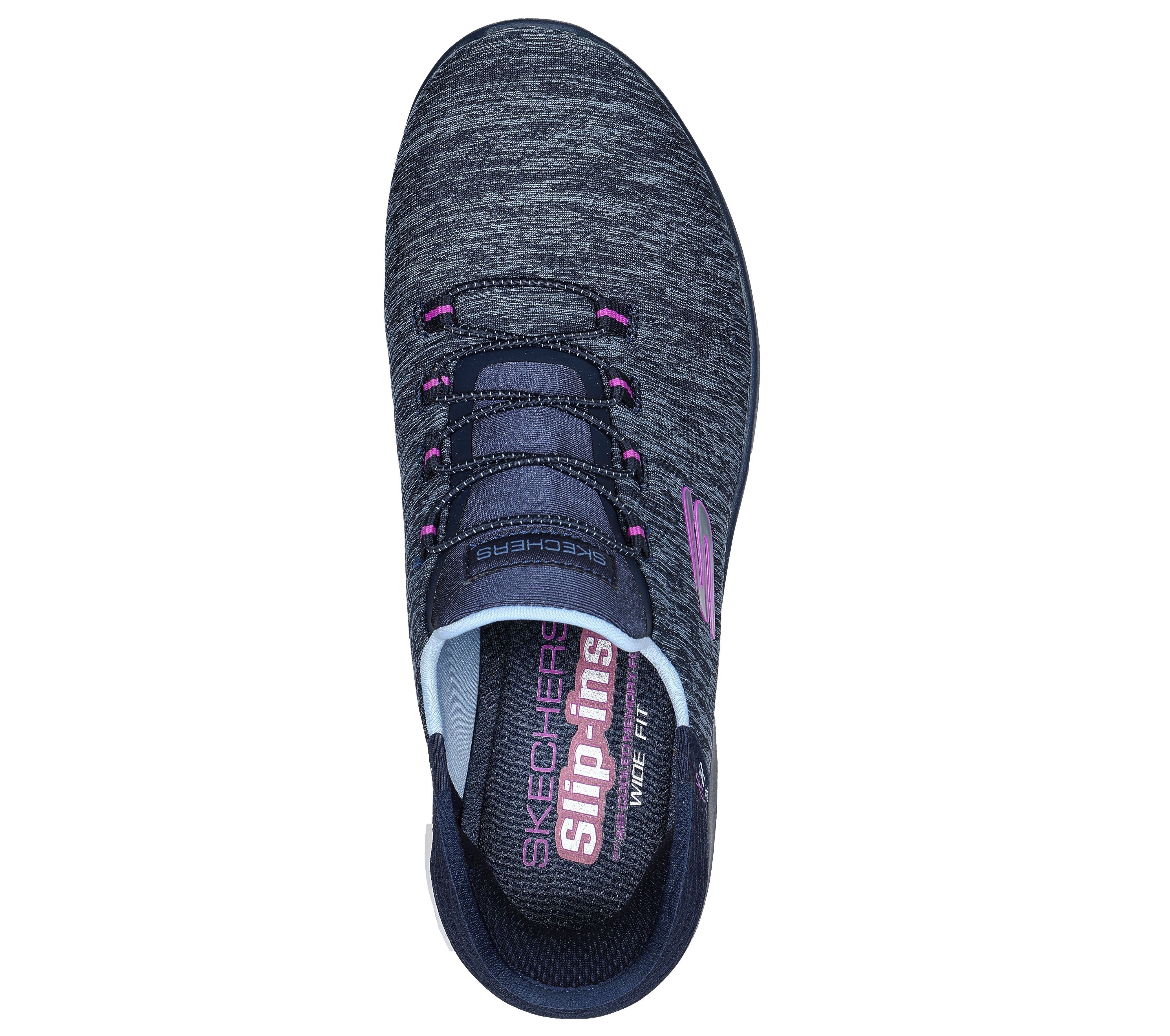 Women's Slip-ins Summits Dazzling Haze Shoe in Navy/Purple