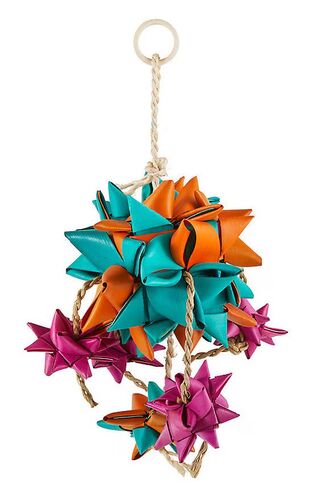 Happy Beaks Starburst Medium Bird Toy