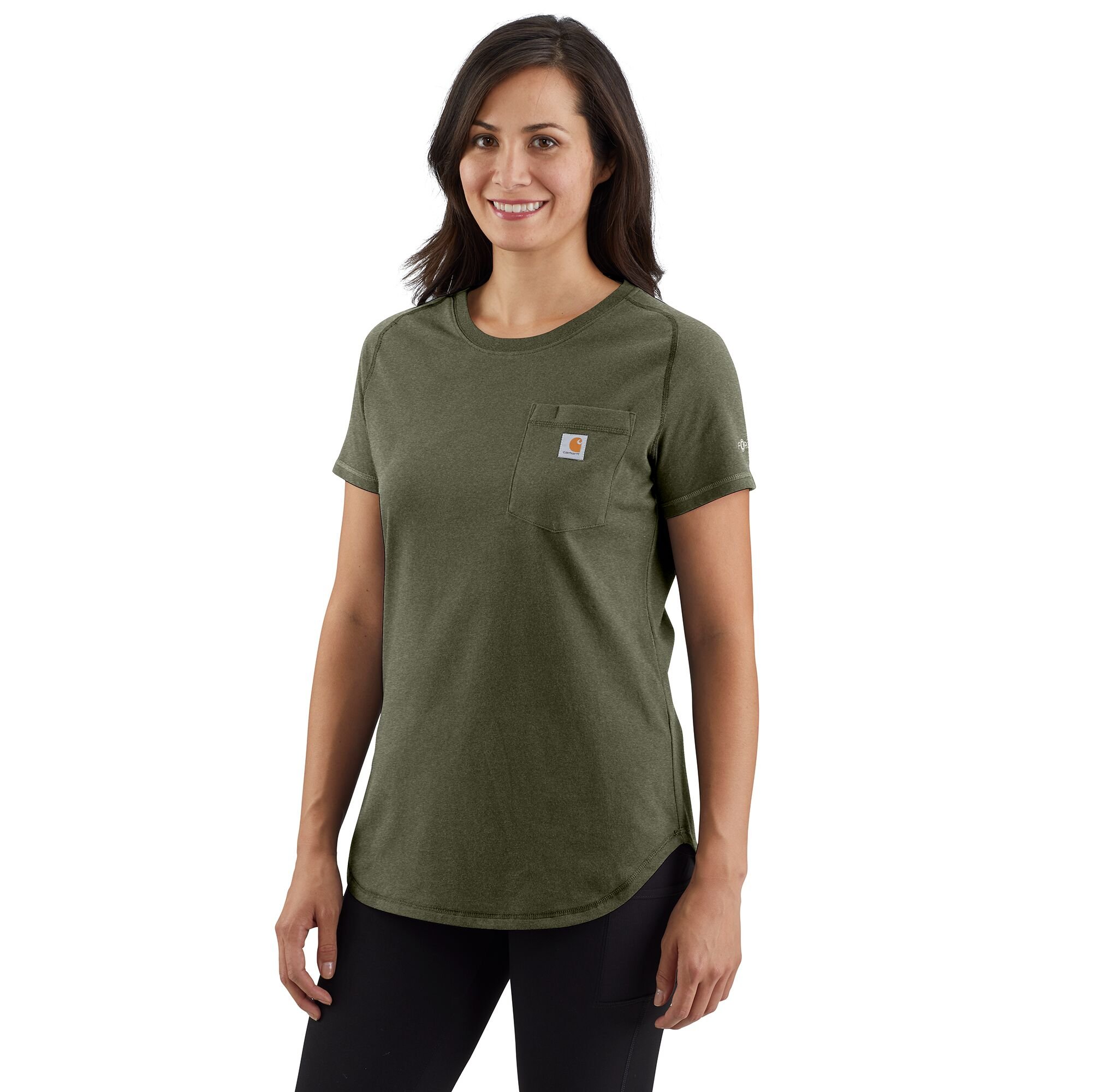 Women's Short Sleeve Relaxed Fit Pocket T-Shirt