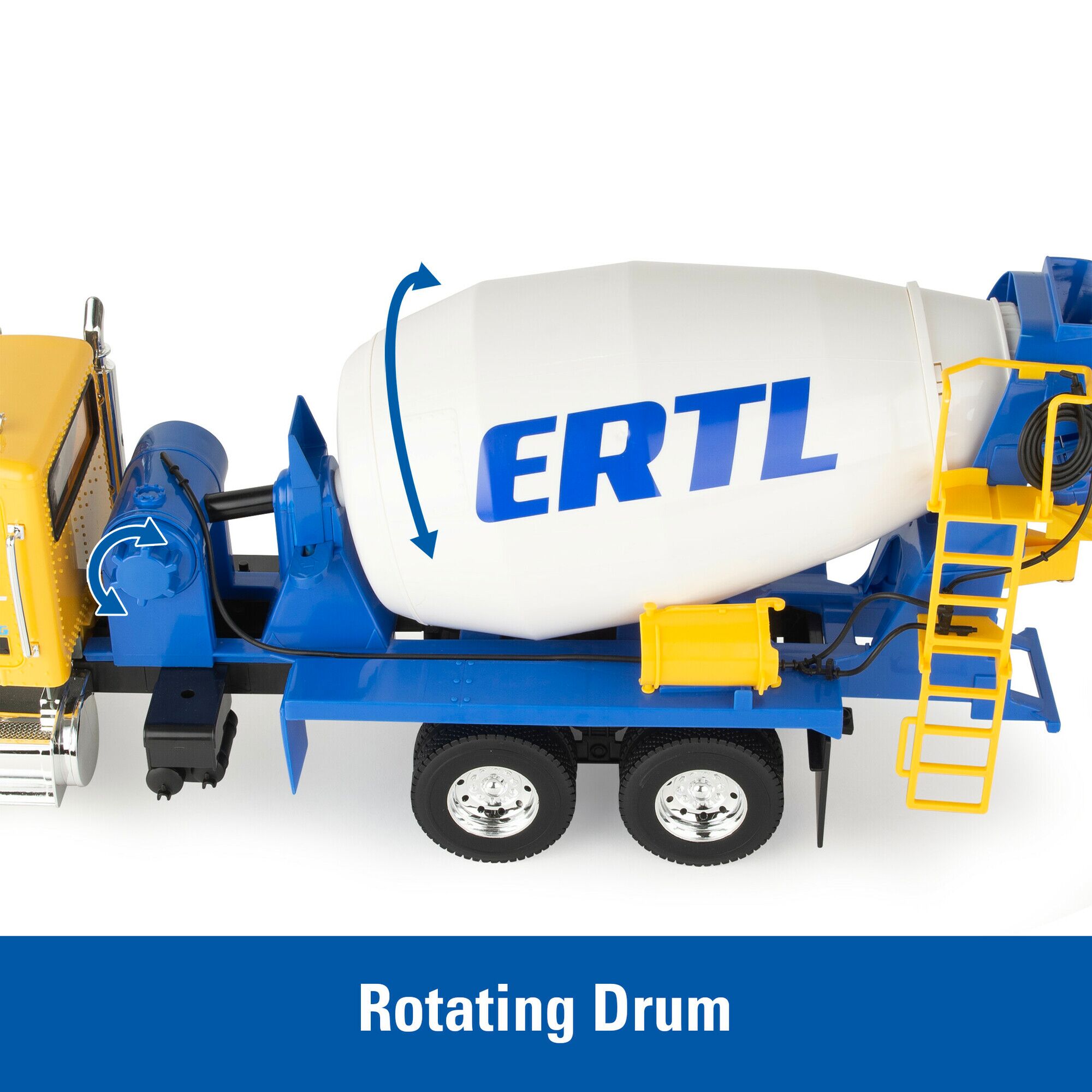 ミニカー　UN UNIC CIMENT TRACTER Tomy 1:16 Big Farm Cement Mixer Truck