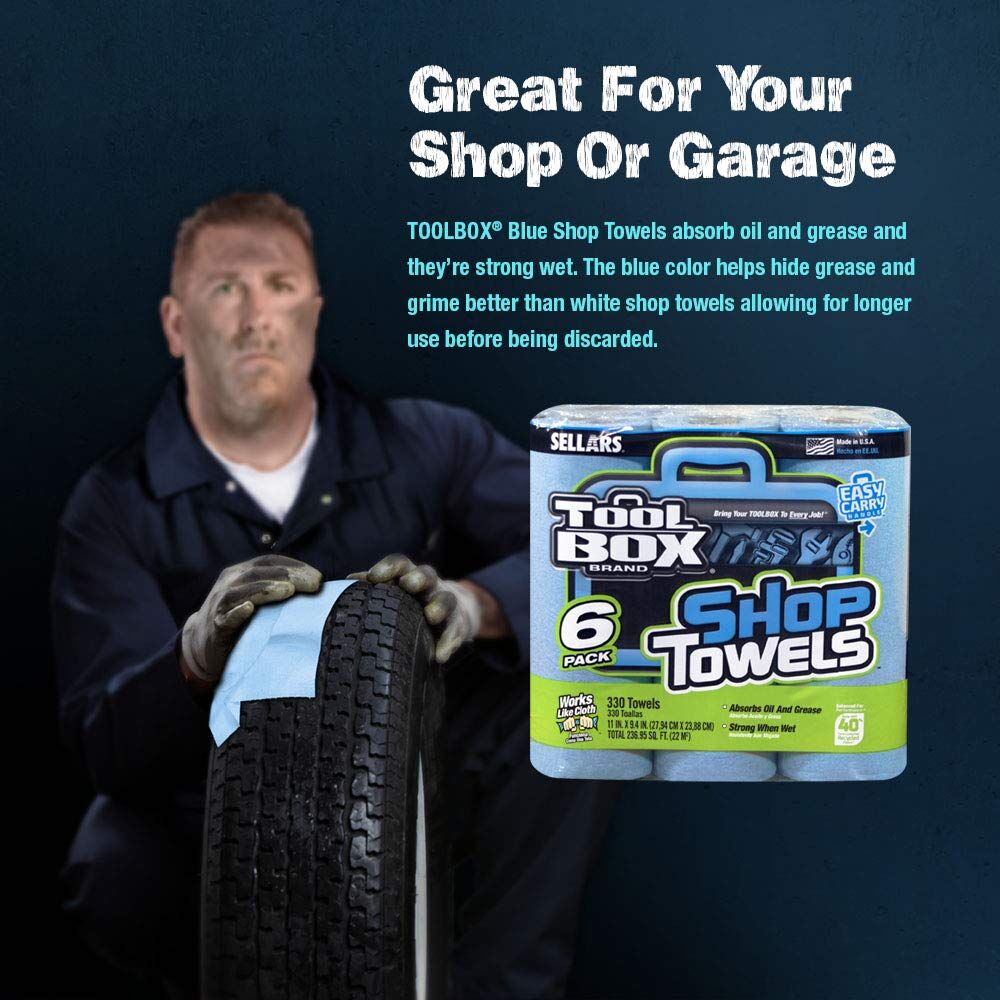 ToolBox Shop Towels - 6 Pack