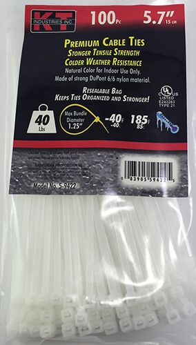 5.7" Light Duty in Natural - 40lb - 100/pk