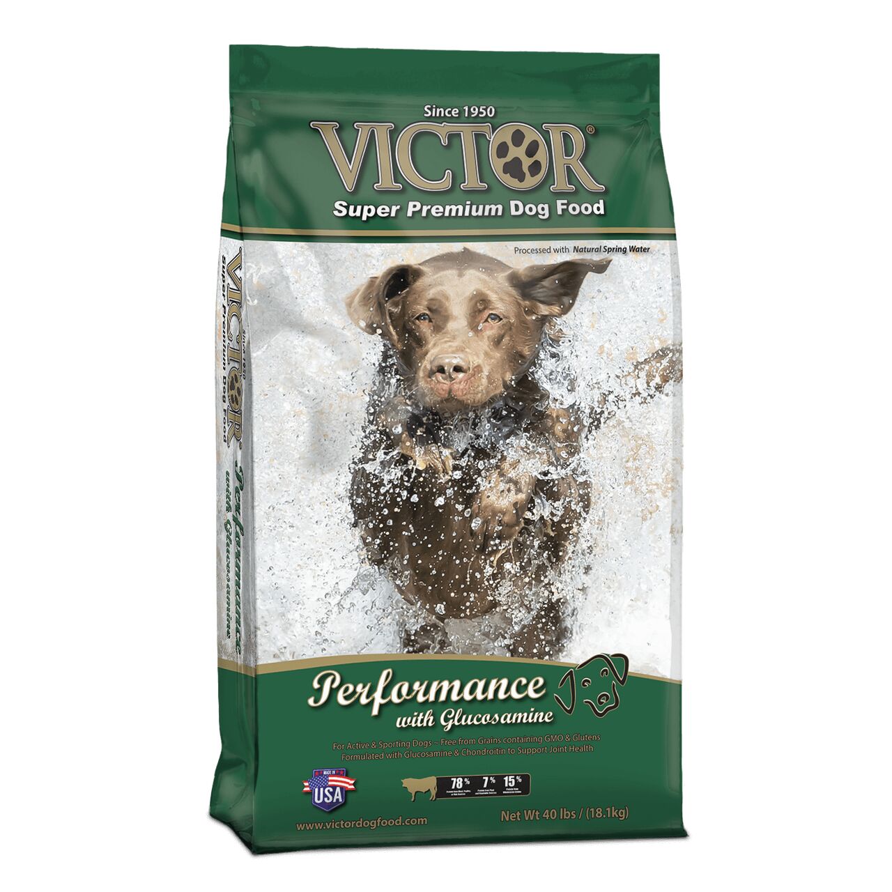 Victor Purpose Performance Formula Dry Dog Food 40 Lb
