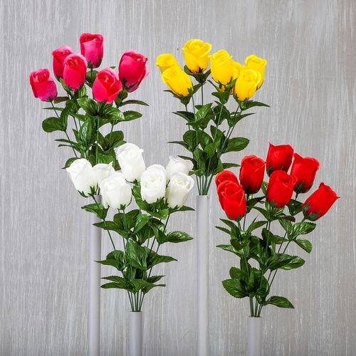 18.5" Memorial Rose Bud Bush - Assorted