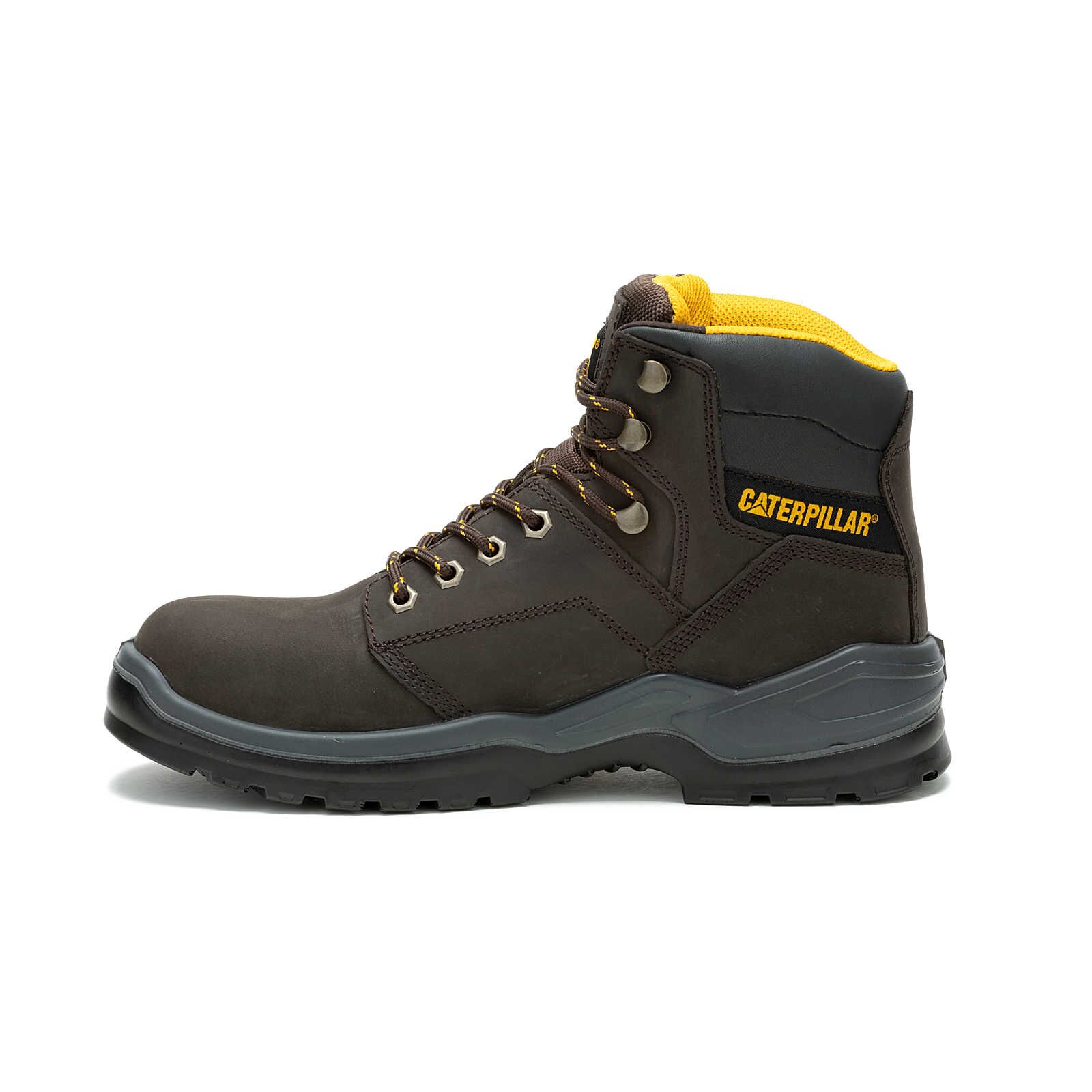 Caterpillar Men’s  Work Boots with Yellow Logo Accents Cat Footwear Men main image 4