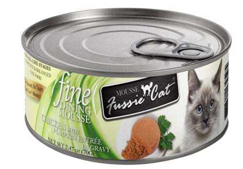 Fine Dining Mousse Chicken with Pumpkin Wet Cat Food - 2.47 oz
