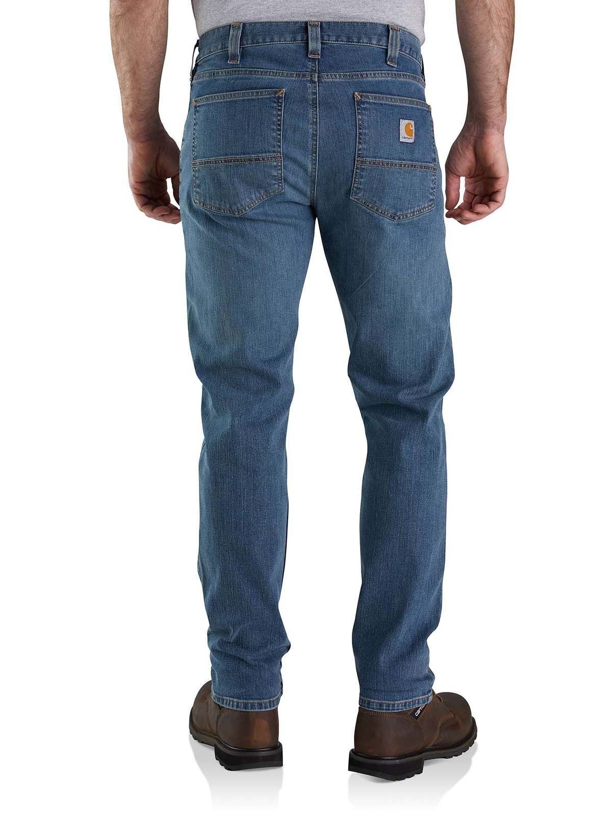 Men's Rugged Flex Relaxed Fit Low Rise 5-Pocket Tapered Jean in Arcadia