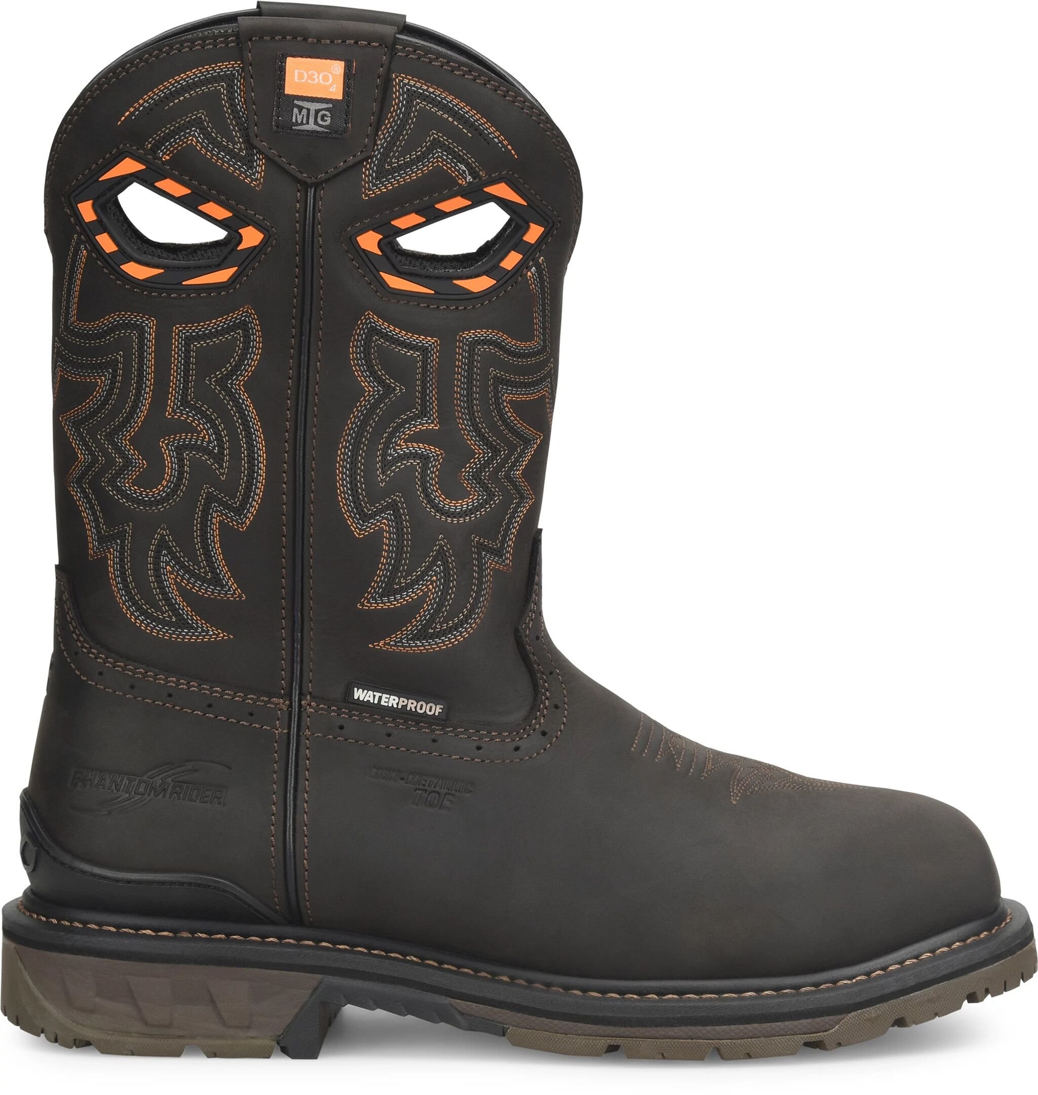 Men's 11" Phantom Rider Bruner Composite Square Toe Roper