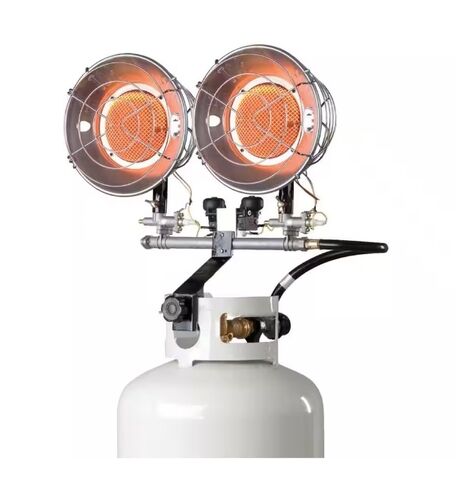 Double Tank Top Radiant Propane Space Heater - 30,000 BTU