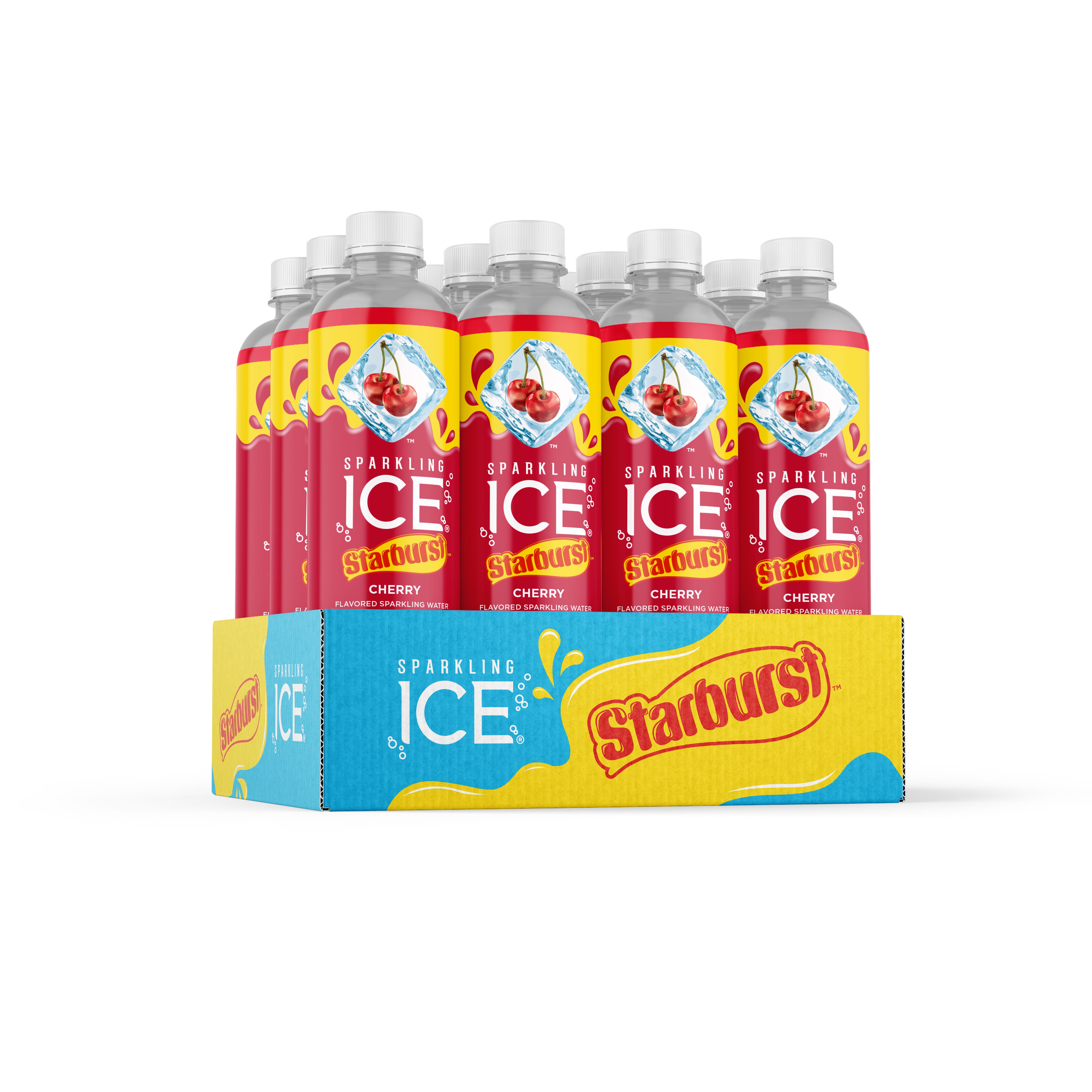 Sparkling ICE Starburst Cherry Flavored Sparkling Water - 17 oz