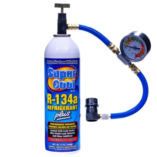 R-134a 19 Oz With Heavy Duty Charging Hose & Gauge Refrigerant