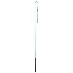 50" Stock Whip with 8" Drop in Black/White