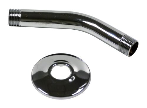 6" Shower Arm with Flange in Chrome