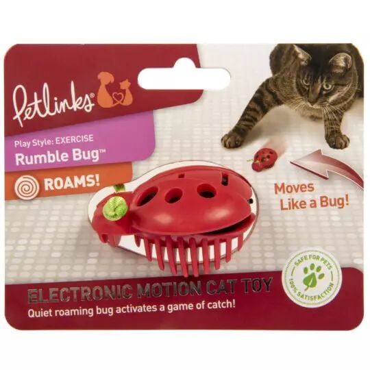 Rumble Bug Electronic Motion Cat Toy
