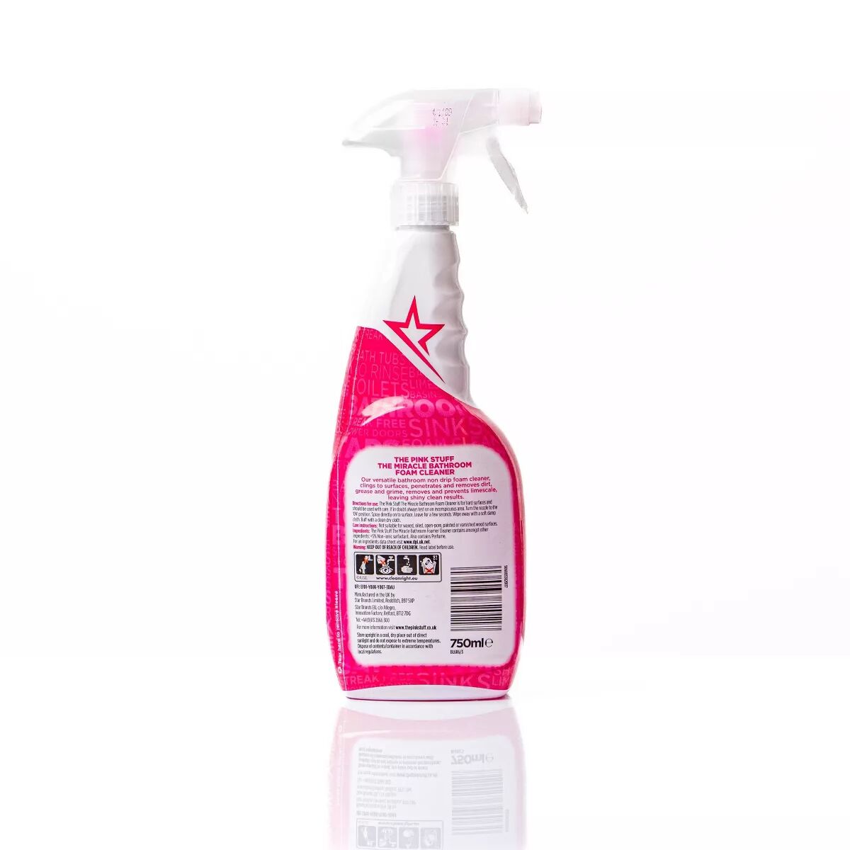 The Pink Stuff Bathroom Foam Cleaner - Thumbnail 2