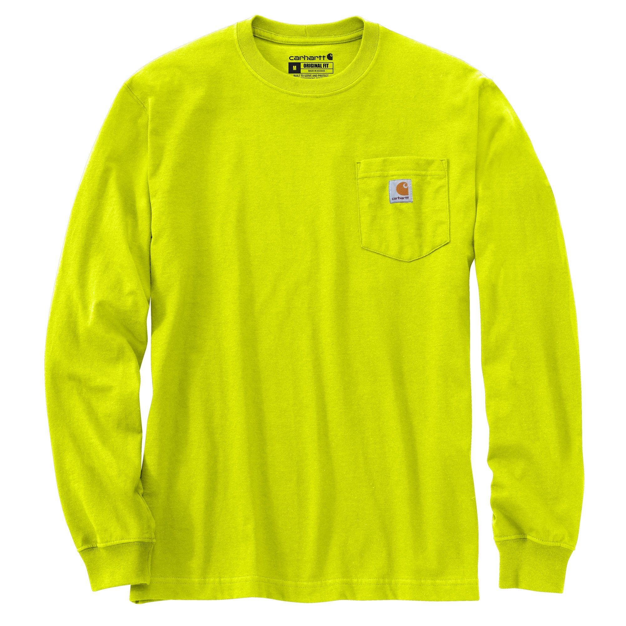 Men's Loose Fit Heavyweight Long-Sleeve Pocket T-Shirt