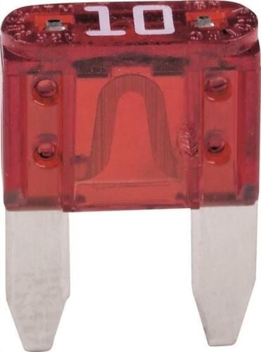 32 VDC 10 A 1 KA Automotive Mini Non-Indicating Fast Acting Fuse