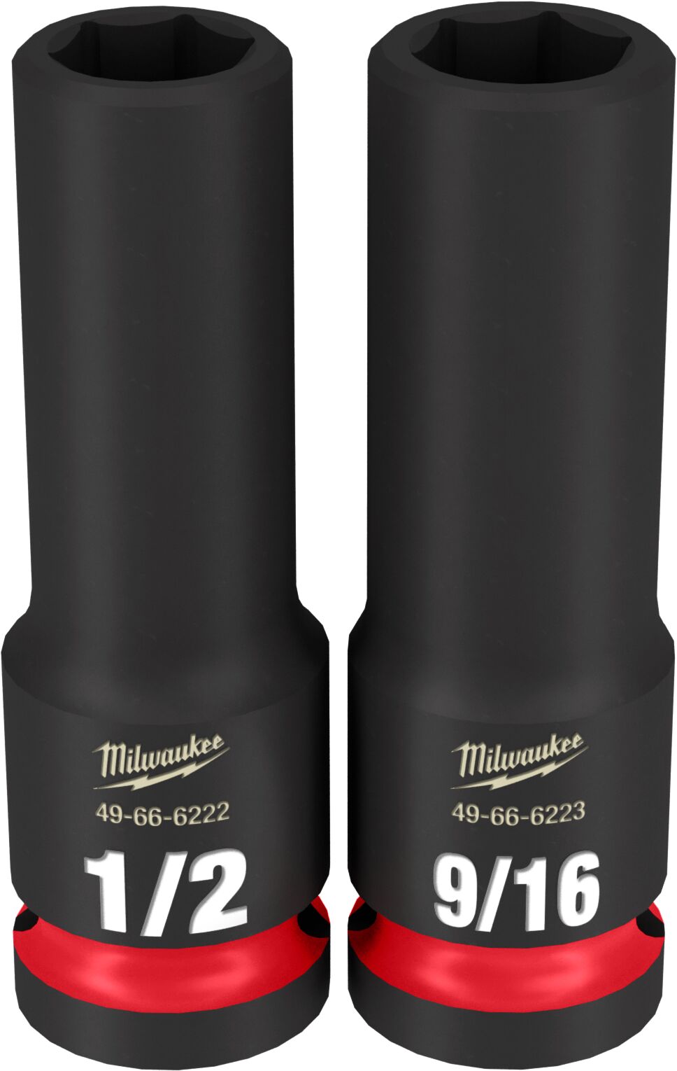 Milwaukee Shockwave 1/2" Drive Impact Socket - 15/16" Deep 6-Point - 49-66-6229