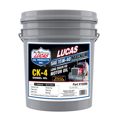 15W-40 Magnum CK-4 Diesel Oil - 5 Gallon