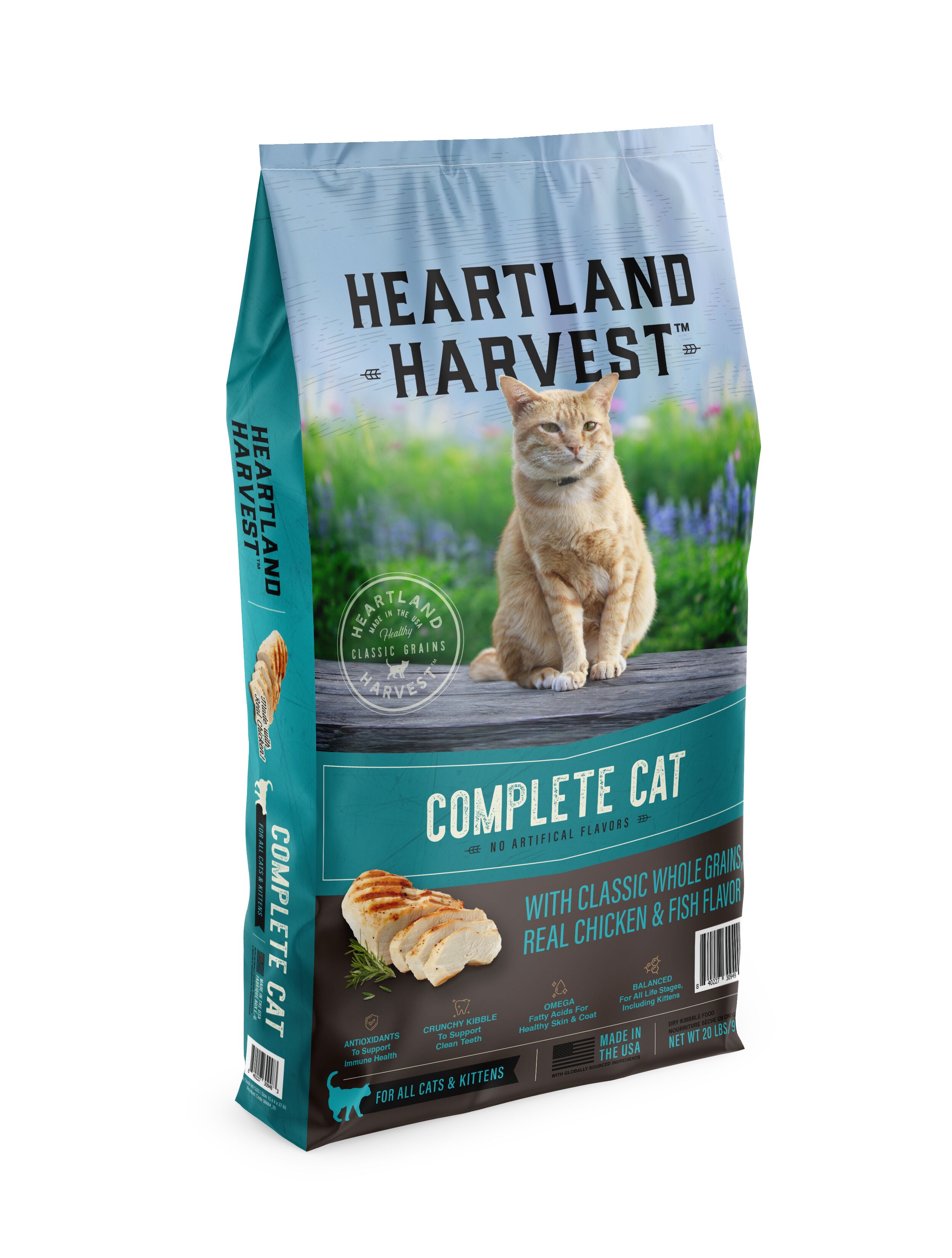 Complete Cat with Classic Whole Grains Real Chicken & Fish Dry Cat Food