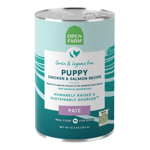 Puppy Chicken & Salmon Pate Wet Dog Food - 12.5 oz