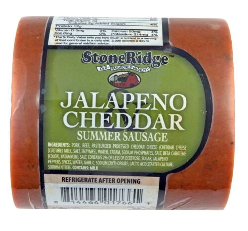 Jalepeno Cheddar Summer Sausage