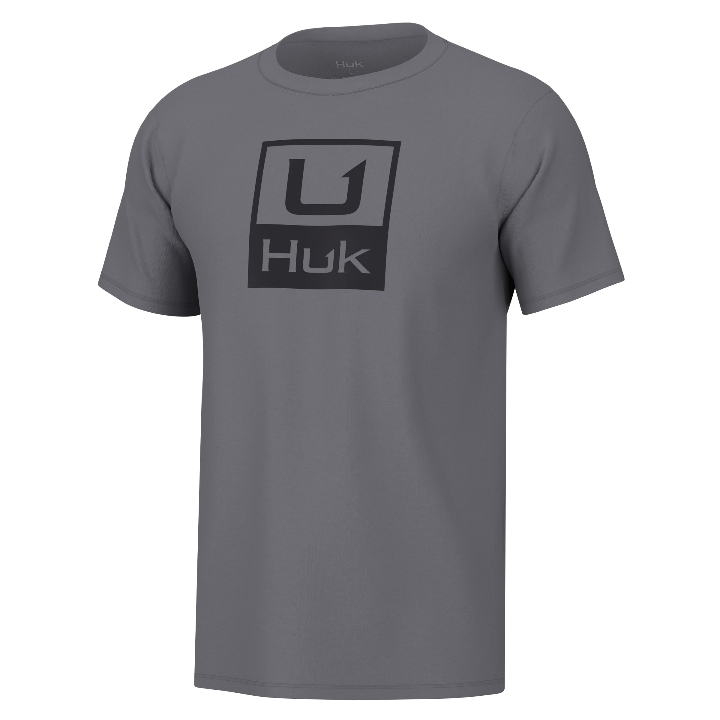 Men's Stacked Logo Tee in Night Owl