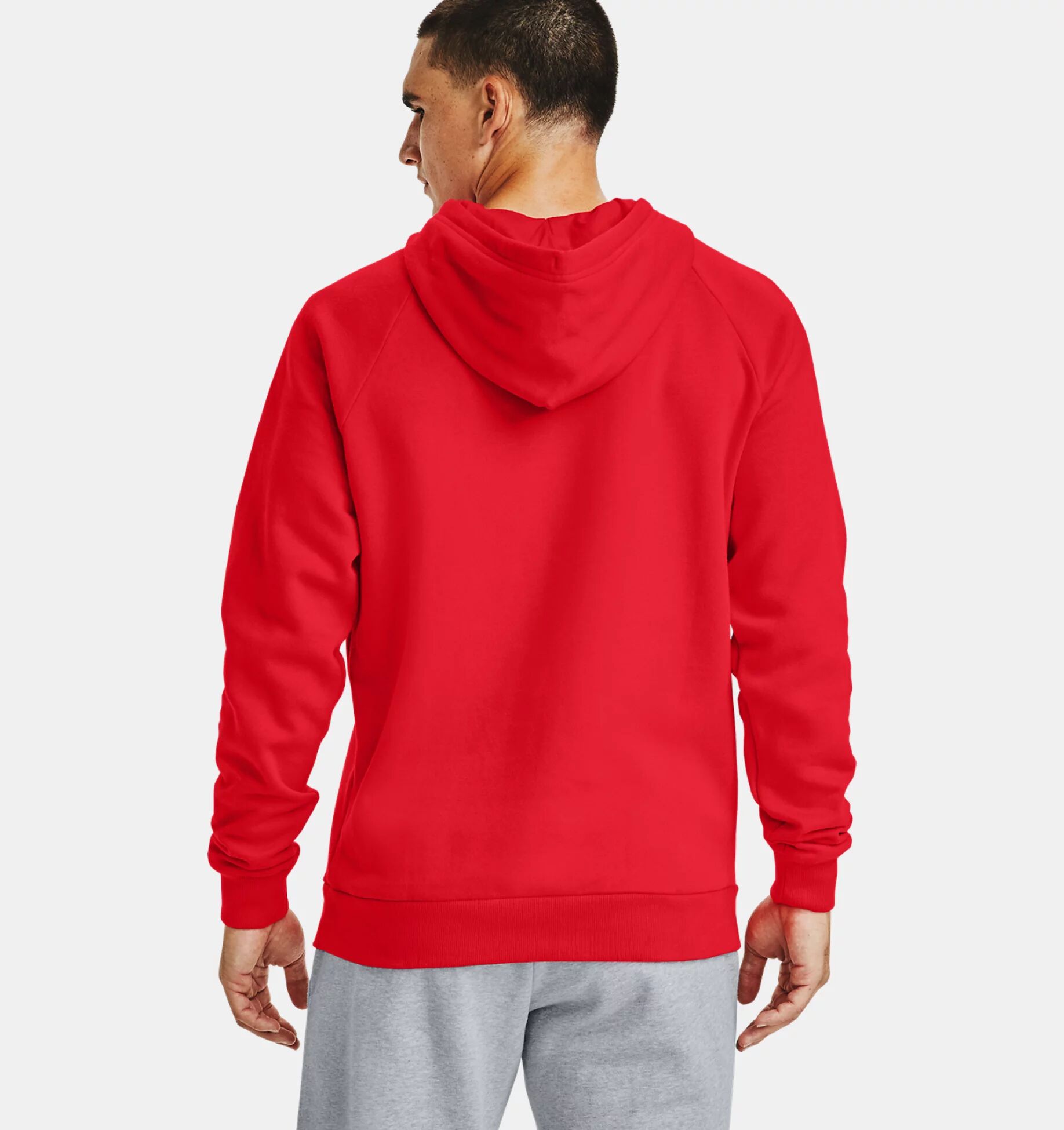 Men's UA Rival Fleece Hoodie in Red