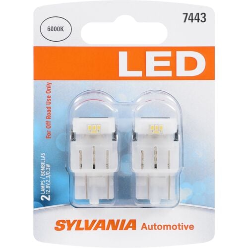 7443 White LED Mini Bulb - 2 Pack