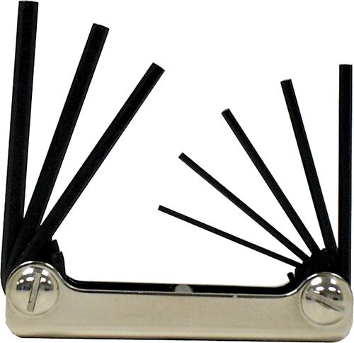 SAE Small Classic Fold Up Hex Key Set - 8 Count
